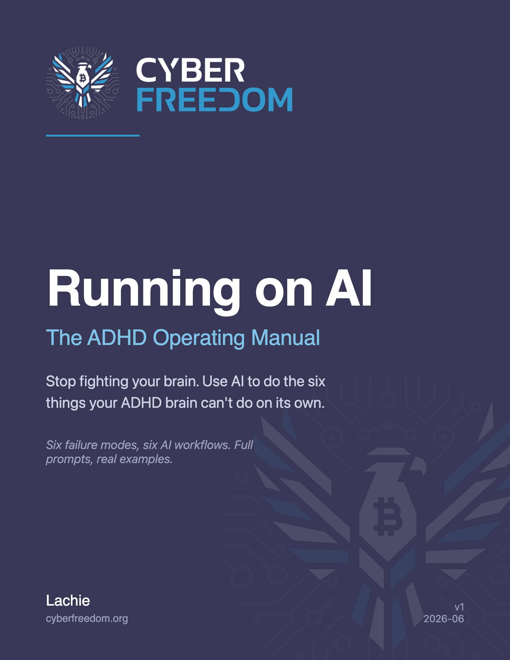Running on AI: The ADHD Operating Manual (cover)